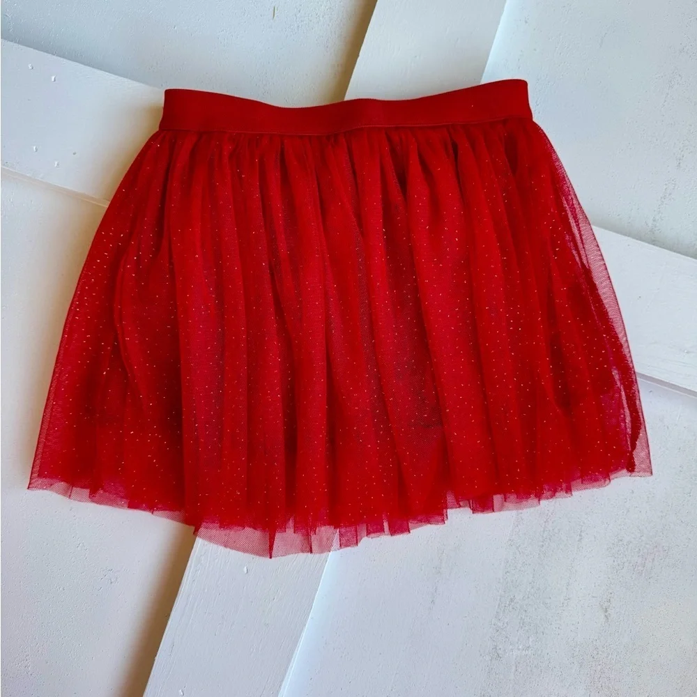 Tommy Bahama Red Girls Sparkle/Glitter Skirt Size 5/6- perfect for Valentine's - Picture 2 of 2